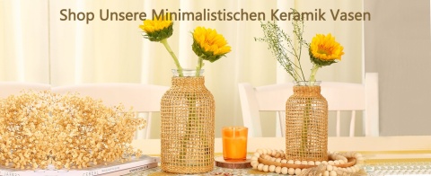 WAZON SZKLANY pleciony rattanowy ZESTAW 2 szt butelka boho rustykalny